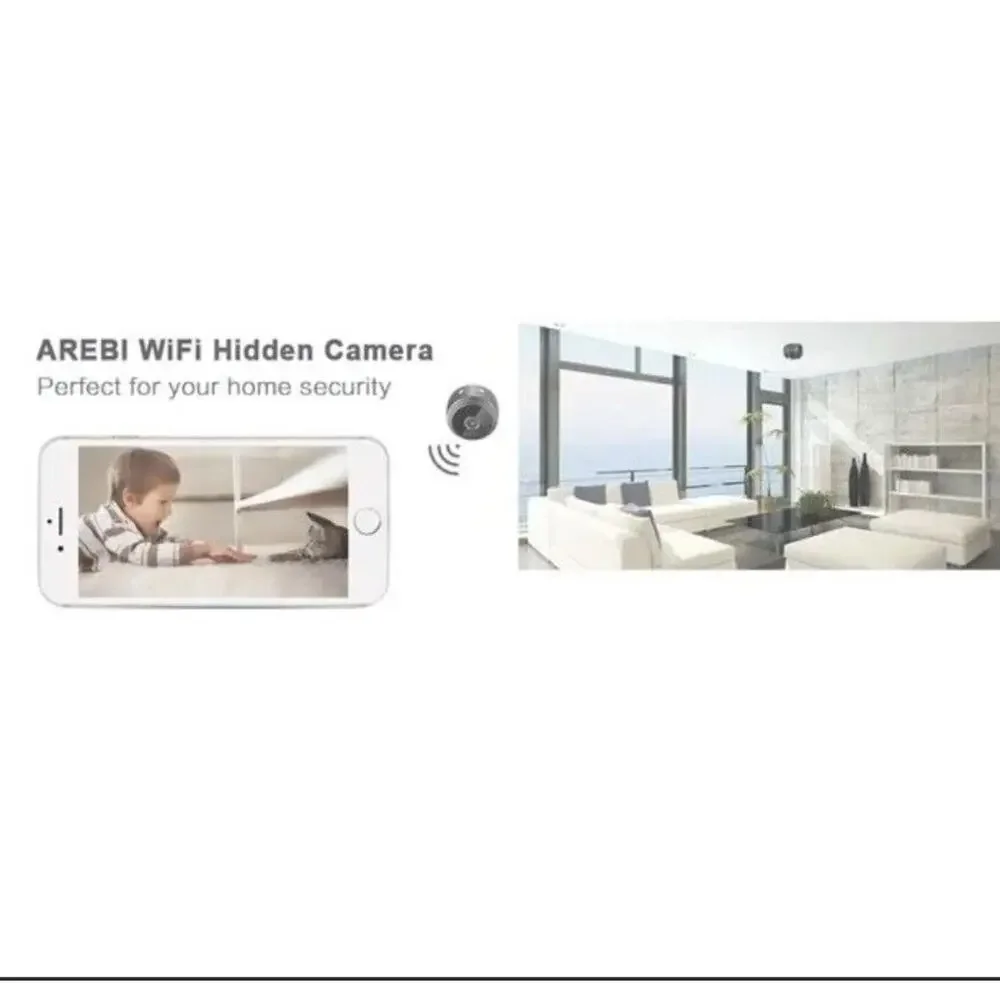 Mini Security Camera Wireless Wifi IP Home Security HD 1080P DVR Night Vision